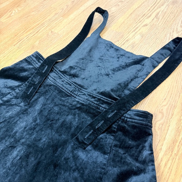 ModCloth velvet pinafore dress jumper Cupcake consultant size Large NWT - Picture 13 of 17